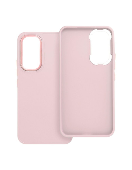 Coque FRAME pour SAMSUNG A54 5G rose poudré