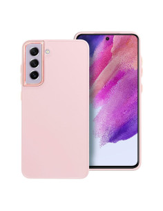 Coque FRAME pour SAMSUNG S21 FE rose poudré