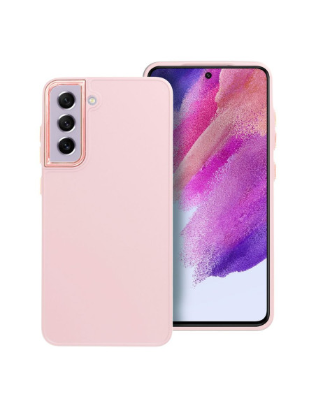 Coque FRAME pour SAMSUNG S21 FE rose poudré