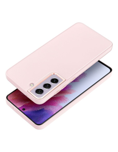 Coque FRAME pour SAMSUNG S21 FE rose poudré