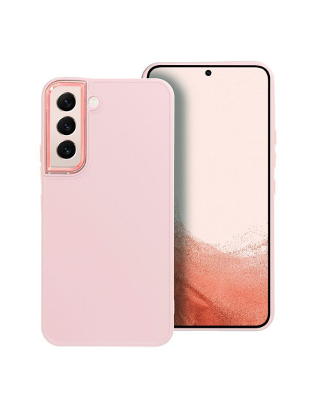 Coque FRAME pour SAMSUNG S22 rose poudré