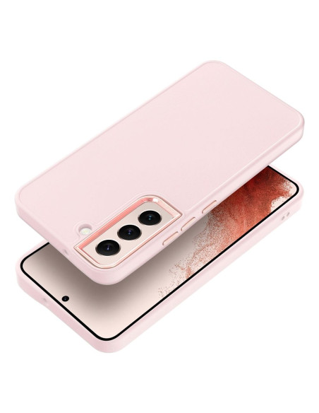 Coque FRAME pour SAMSUNG S22 rose poudré
