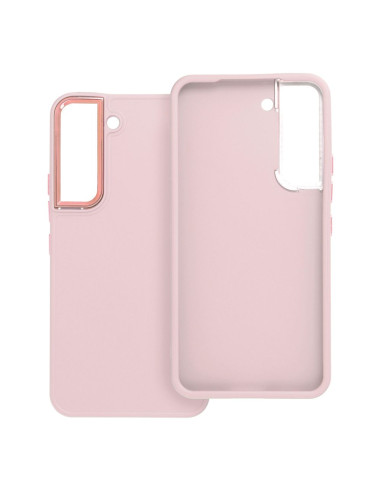 Coque FRAME pour SAMSUNG S22 rose poudré