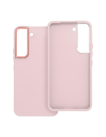 Coque FRAME pour SAMSUNG S22 rose poudré