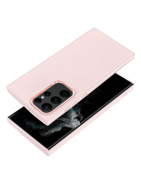 Coque FRAME pour SAMSUNG S22 Ultra rose poudré