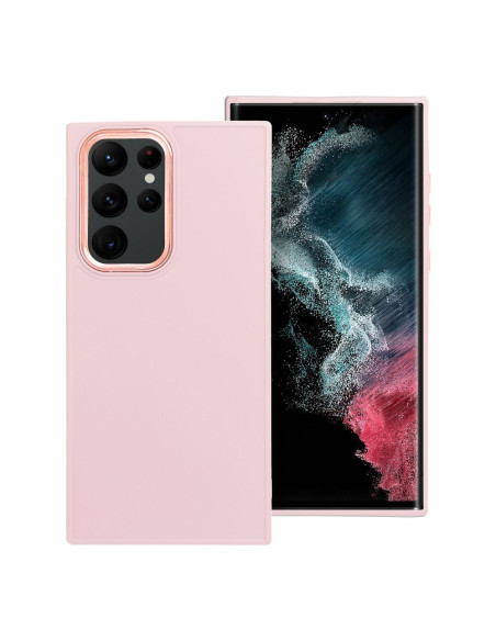 Coque FRAME pour SAMSUNG S22 Ultra rose poudré