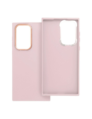 Coque FRAME pour SAMSUNG S22 Ultra rose poudré