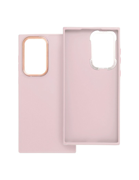 Coque FRAME pour SAMSUNG S22 Ultra rose poudré