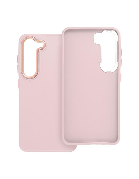 Coque FRAME pour SAMSUNG S23 rose poudré