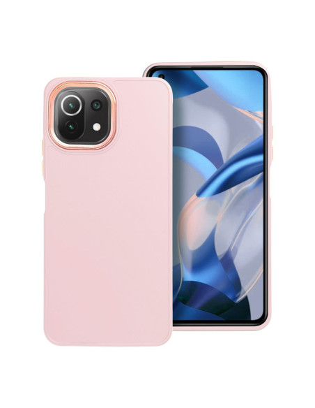 Coque pour XIAOMI Mi 11 Lite 5G / Mi 11 Lite LTE ( 4G ) / Mi 11 Lite NE rose poudré