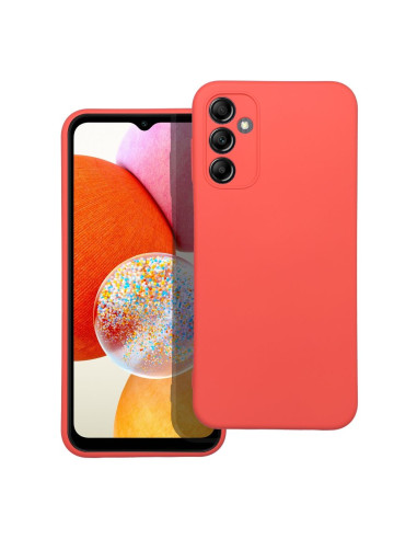 COQUE SILICONE pour SAMSUNG Galaxy A14 5G / A14 4G pêche