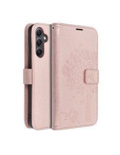Etui MEZZO Book pour SAMSUNG A34 5G arbre or rose 2