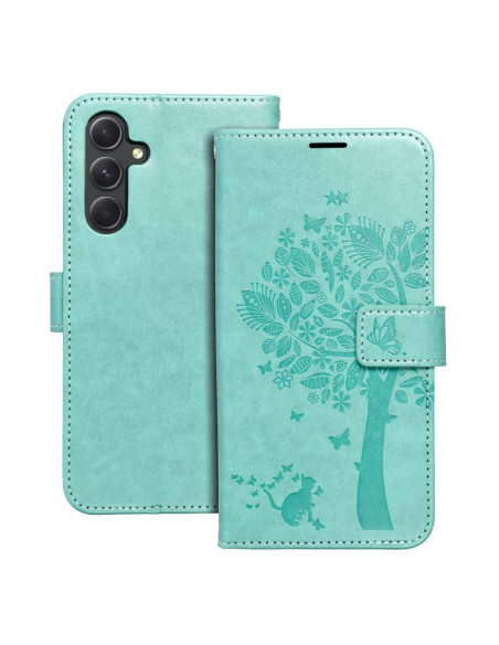 Etui MEZZO Book pour SAMSUNG A54 5G arbre vert
