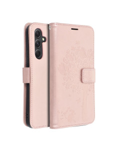 Etui MEZZO Book pour SAMSUNG A54 5G arbre or rose 2
