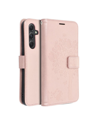 Etui MEZZO Book pour SAMSUNG A54 5G arbre or rose