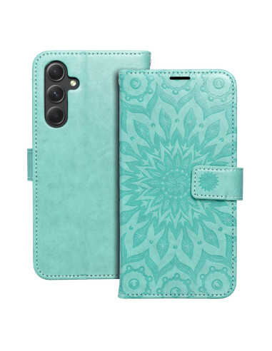 Etui MEZZO Book pour SAMSUNG A54 5G mandala vert
