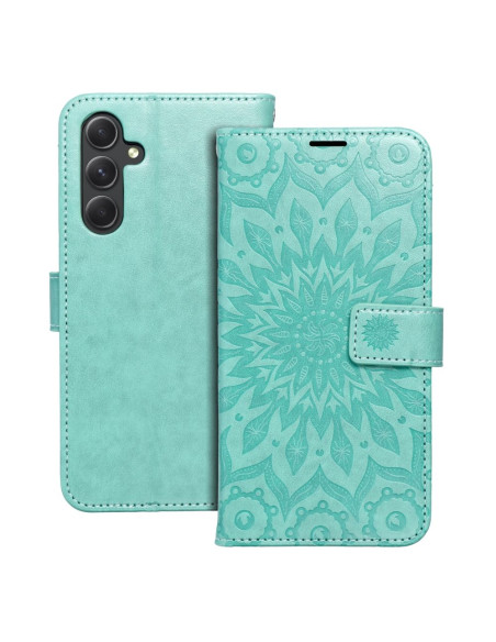Etui MEZZO Book pour SAMSUNG A54 5G mandala vert