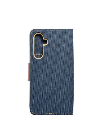 Etui Canvas pour SAMSUNG A54 5G bleu marine