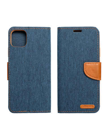 Etui Canvas pour SAMSUNG A54 5G bleu marine