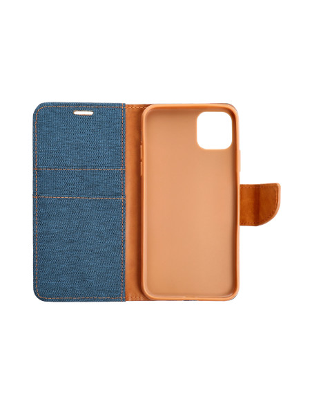 Etui Canvas pour SAMSUNG A54 5G bleu marine