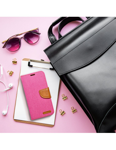 Etui Canvas pour SAMSUNG A54 5G rose