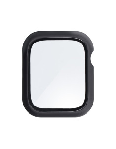Bestsuit Coque de protection flexible avec verre pour Apple Watch series 7/8/9-41mm - graphite. 2