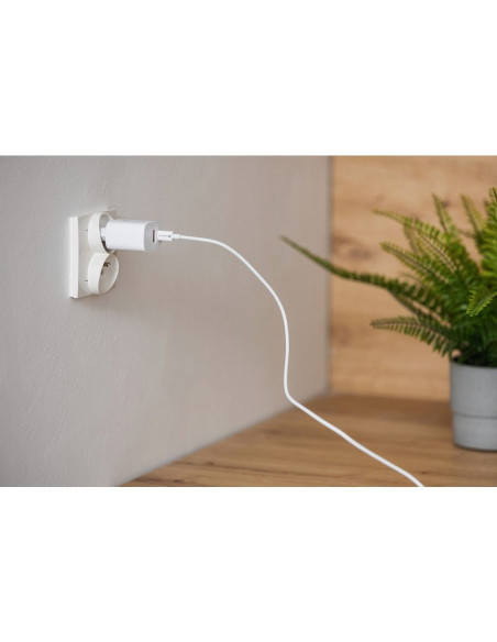 Chargeur réseau Forcell avec deux ports : USB C et USB A - 3A 30W avec fonction de charge PD et QC 4.0.