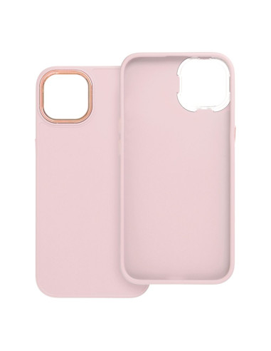 Coque FRAME pour IPHONE 13 rose poudré