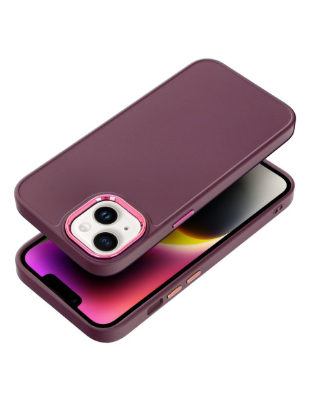 Coque FRAME pour IPHONE 14 violet