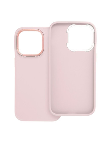Coque FRAME pour IPHONE 14 Pro rose poudré