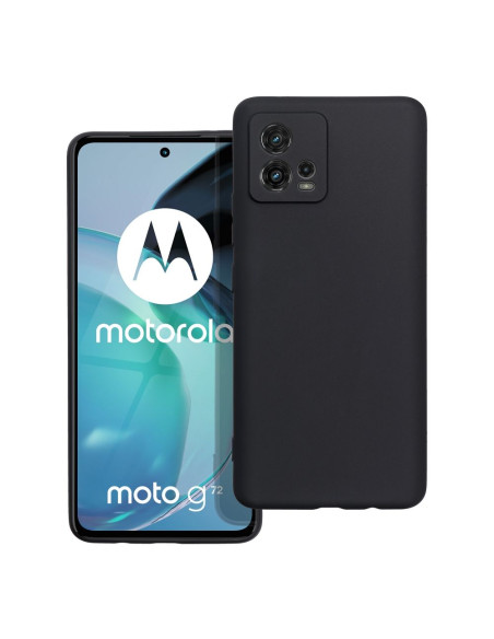 Coque MATT pour MOTOROLA G72 noir