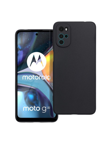 Coque MATT pour MOTOROLA G22 noir