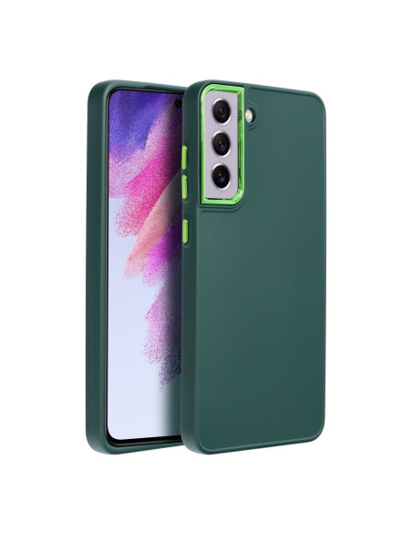 Coque FRAME pour SAMSUNG S21 FE vert