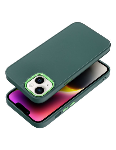 Coque FRAME pour IPHONE 13 vert