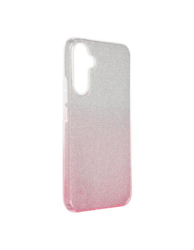 Coque Forcell - SHINING pour SAMSUNG Galaxy A34 5G TRANSPARENT / ROSE