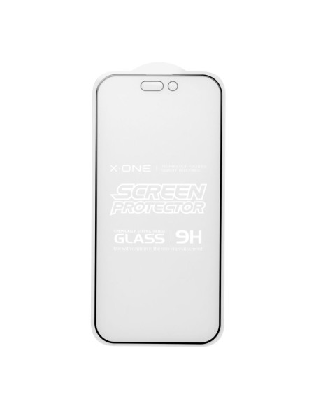Verre trempé X-ONE Full Cover Extra Strong Mat - APP IPHO 13 Pro Max/14 Plus (full glue) NOIR