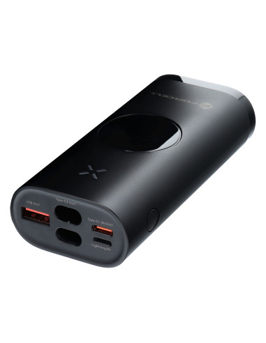 FORCELL F-ENERGY F10k1 powerbank compatible avec Apple Watch PD QC3.0 5A 22.5W 10 000 mAh noir