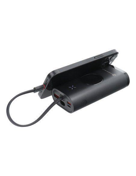 FORCELL F-ENERGY F10k1 powerbank compatible avec Apple Watch PD QC3.0 5A 22.5W 10 000 mAh noir