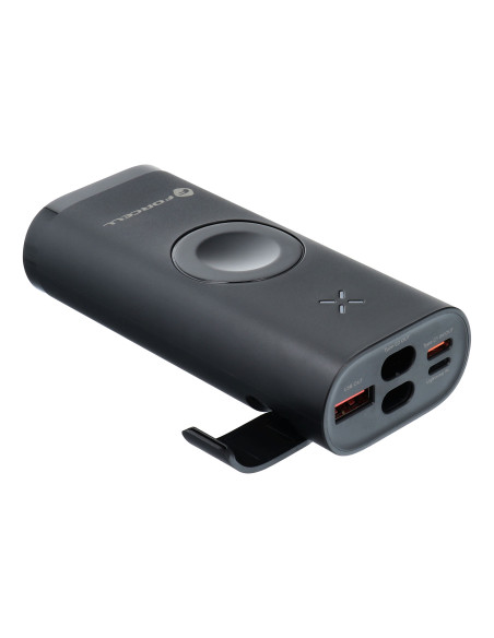FORCELL F-ENERGY F10k1 powerbank compatible avec Apple Watch PD QC3.0 5A 22.5W 10 000 mAh noir