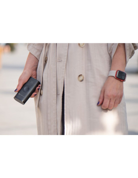 FORCELL F-ENERGY F10k1 powerbank compatible avec Apple Watch PD QC3.0 5A 22.5W 10 000 mAh noir