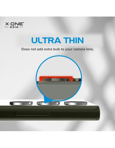 X-ONE verre trempé pour objectif d'appareil photo Camera Armor - pour Samsung Galaxy S23/S23 Plus