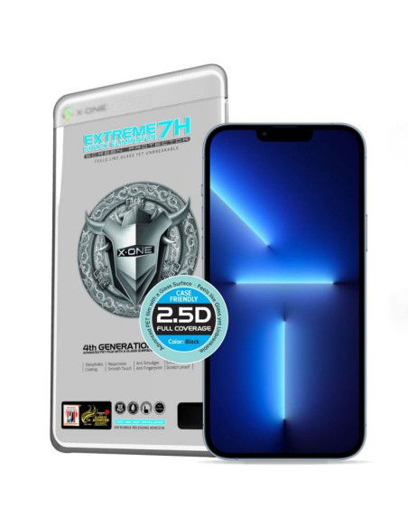 Verre trempé X-ONE Extreme Shock Eliminator 4th gen. - iPhone 13 Pro Max/14 Plus