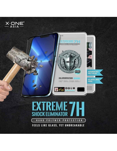 Verre trempé X-ONE Extreme Shock Eliminator 4th gen. - iPhone 13 Pro Max/14 Plus