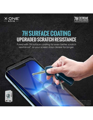 Verre trempé X-ONE Extreme Shock Eliminator 4th gen. - iPhone 13 Pro Max/14 Plus