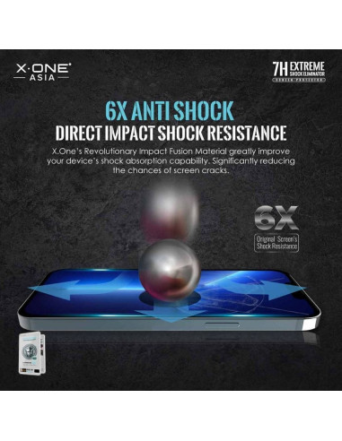 Verre trempé X-ONE Extreme Shock Eliminator 4th gen. - iPhone 13 Pro Max/14 Plus