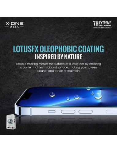 Verre trempé X-ONE Extreme Shock Eliminator 4th gen. - iPhone 13 Pro Max/14 Plus