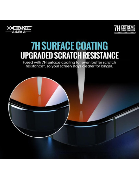Verre trempé X-ONE Extreme Shock Eliminator 4th gen. - iPhone 14 Pro/15