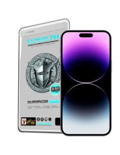 Verre trempé X-ONE Extreme Shock Eliminator 4th gen. - iPhone 14 Pro Max/15 Plus