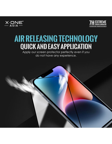 Verre trempé X-ONE Extreme Shock Eliminator 4th gen. - iPhone 14 Pro Max/15 Plus
