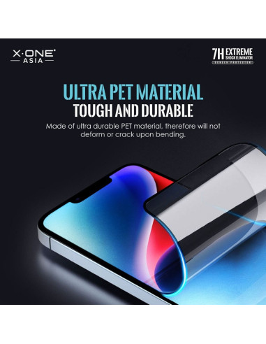 Verre trempé X-ONE Extreme Shock Eliminator 4th gen. - iPhone 14 Pro Max/15 Plus